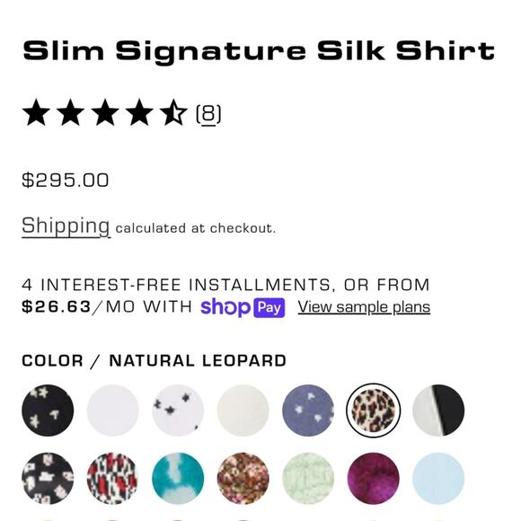 NWT Equipment Slim Signature Silk Shirt - Picture 6 of 13